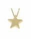 Symbol Halskette mit Anhänger 'Stern' aus 14 Karat Gelbgold